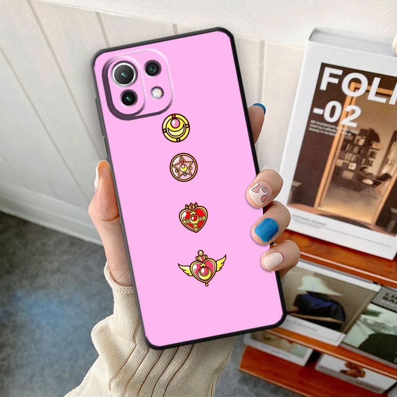 Pouzdro na telefon Xiaomi Mi 9T 10T 11T 12X 11 Lite 9 SE 10 5G A2 Lite 12 Note 10 Pro 10S silikonový kryt Cute Magic Wand Moon Funda