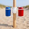 Umbrella Drink Holder Garden Umbrella Pole Cup Holder Leakproof Water Bottle Stand For Beach Parasol Outdoor Relaxation Swimming