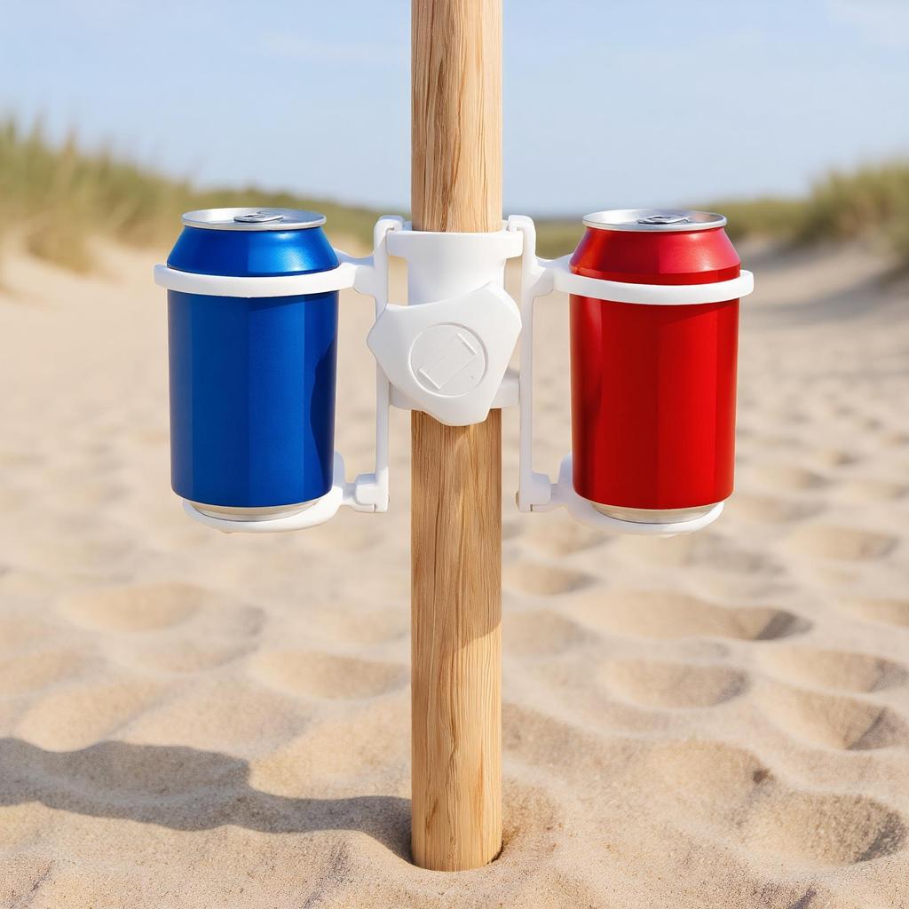 Umbrella Drink Holder Garden Umbrella Pole Cup Holder Leakproof Water Bottle Stand For Beach Parasol Outdoor Relaxation Swimming