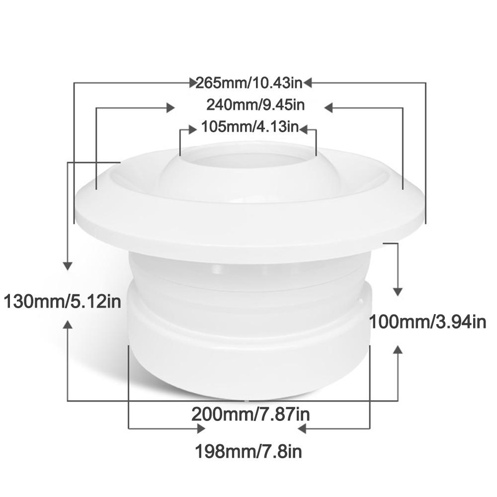 ABS Air Conditioning Exhaust Vents Adjustable Ventilation Nozzles  for Ventilating Device
