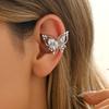 Butterfly Elf Personality, Sweet and Cool Without Ear Holes, Ear Bone Clip Temperament, Niche and Cold Style, High-end Feeling, Ear Clip Earrings