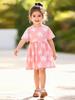 Little Maven European-Style Summer Short-Sleeve Cotton Dress for Girls