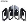 Accessories For Nissan X-trail Xtrail Rogue T33    2024 Interior Carbon Fiber Door Handle Bowl Cover Trim Sticker