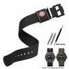 For Tudor Black Bay Red Flower Pelagos Watch Strap M2542G M25707B M25727k 22mm Outdoor Sports Nylon Watchband Men Soft Bracelet
