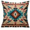 1Pc Boho Style Tribal Pillow Cover, Ethnic Themed Decor, Perfect For Living Room & Bedroom, Stylish Cushion For Home Aesthetics