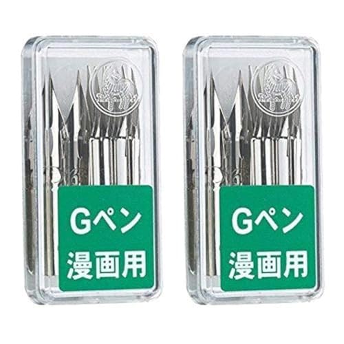 (2 Set) - 2Set X Zebra Comic G Model Chrome Pen Nib, Pack of 10