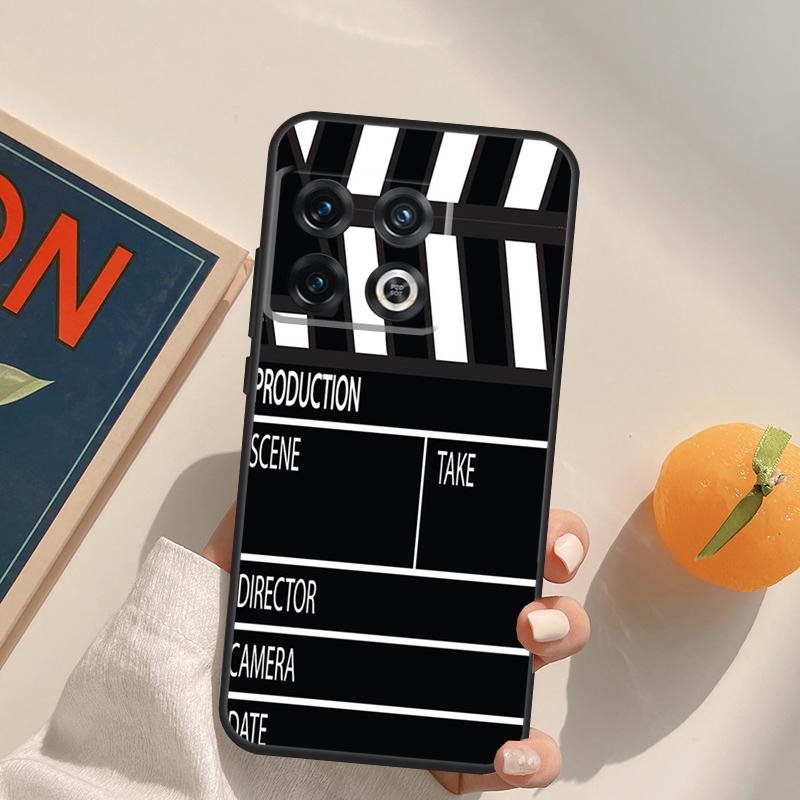 Film Movie Maker Clapperboard Take Case For OnePlus 15 13 12 11 13R 12R 10T 8T 13T OnePlus Nord 5 CE 3 2 4 Lite N20 N30 Cover