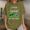 I Teach The Cutest Clovers in The Patch Shirt Funny St Patricks Day Teacher Tees Saint Patricks Day School Teacher Shirts