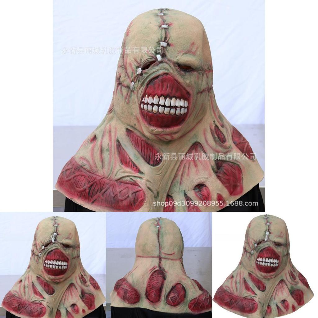 Halloween Spookhuis Latex Volgelaatsmasker Voor Feest- En Kostuumplezier