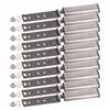 10Pcs Cabinet Door Push Latch Magnetic Stainless Steel Cupboard Rebounder Touch Latches Kitchen