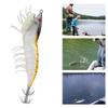 3.5g Luminous Squid Jigs Artificial Shrimp Fishing Lures with 2 Layer Hooks Fish Tackle Accessories001#