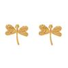 Dragonfly Stud Earrings for Women - Summer Colorfast Stainless Steel Jewelry
