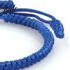 Layered Bracelet Set 1/2/5/8/10Pcs Blue Woven Bracelets Adjustable Size Handmade