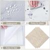 10-40PCS 30x30cm Marble PVC Self-Adhesive Floor Sticke Waterproof  Floor Wallpaper Non-Slip for Kitchen Bathroom DIY Home Decor