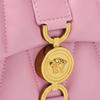 Versace Kleio Gold Metal Accessory Chain Shoulder Strap Lambskin Crossbody Bag Women Bags Pink 1015964-1A12973-1PG4V