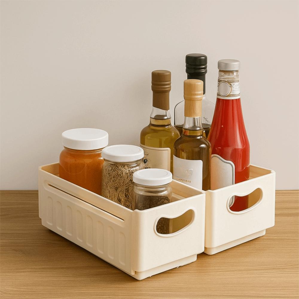 Stapelbare Erweiterbare Aufbewahrungsbox Verstellbare Schubladen-Aufbewahrungsbox Schrank-Aufbewahrungsbehälter Badezimmer