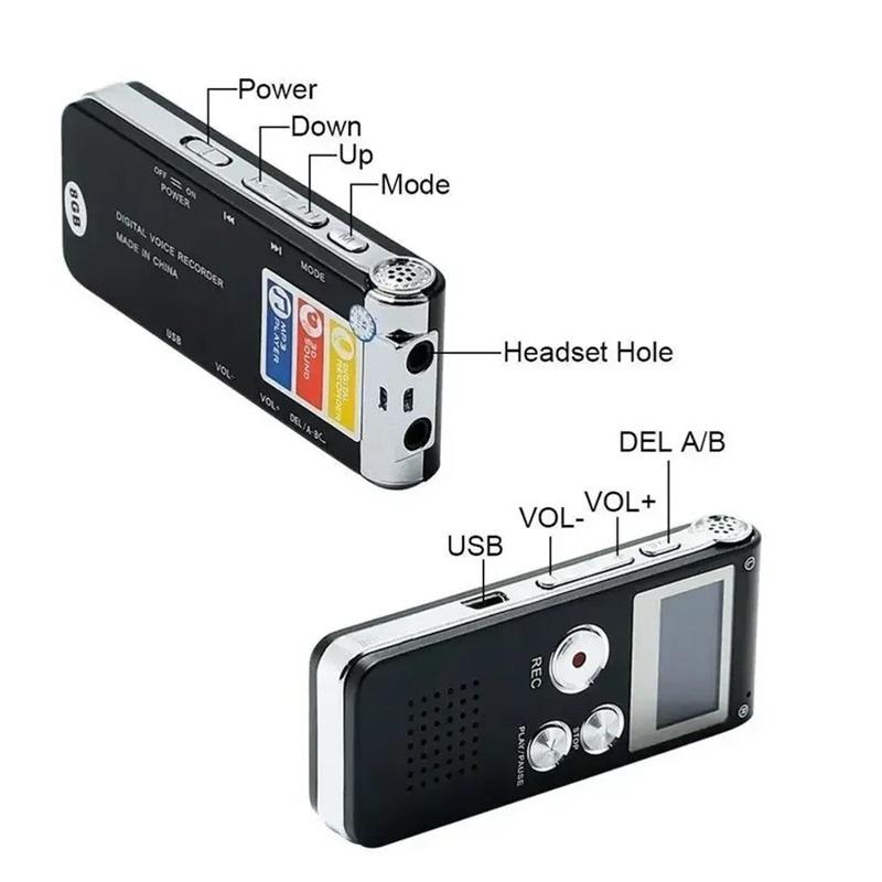 Mini Activated Voice Recorder 8GB-32G U-disk USB Flash Drive  Audio Sound Dictaphone LoudSpeaker External Microphone MP3 Player