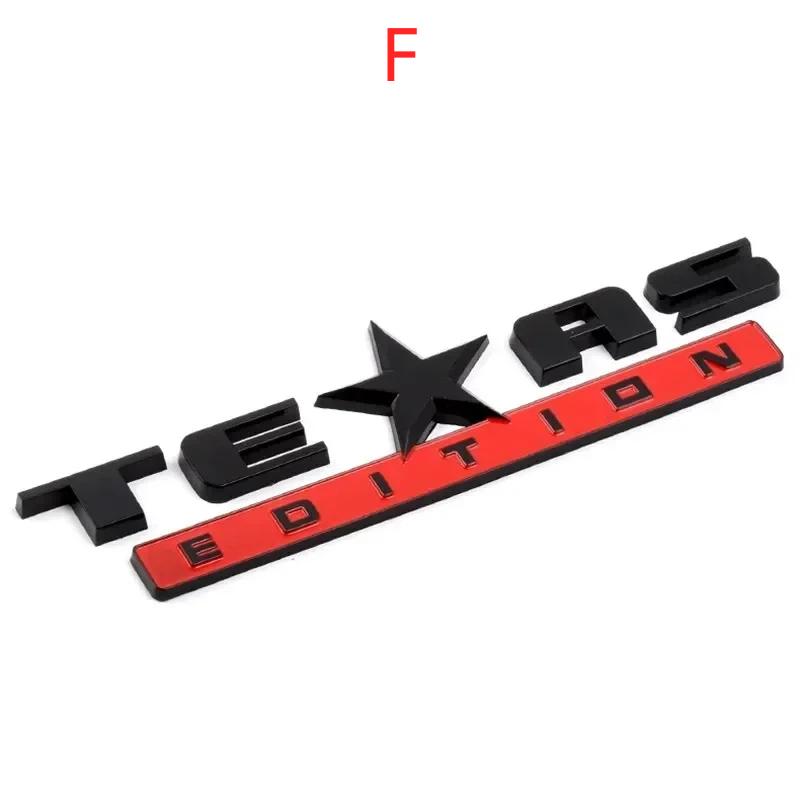 1 Stück ABS TEXAS EDITION Emblem Abzeichen für CHE/VY SILV/ERADO GM/C SIER/RA Kofferraum Aufkleber DE/CAL