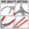9" & 12" Oil Filter Pliers Wrench, Adjustable Oil Filter Pliers Set,Oil Filter Removal Tools Fit Most Of Cars, Trucks, Motorcycles Engine Filters