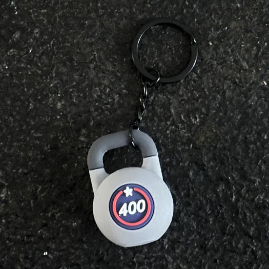 Sports Keychain Pendant Decorative Kettlebell Dumbbell Design Keyring Car Keys Bags Backpacks Accessory