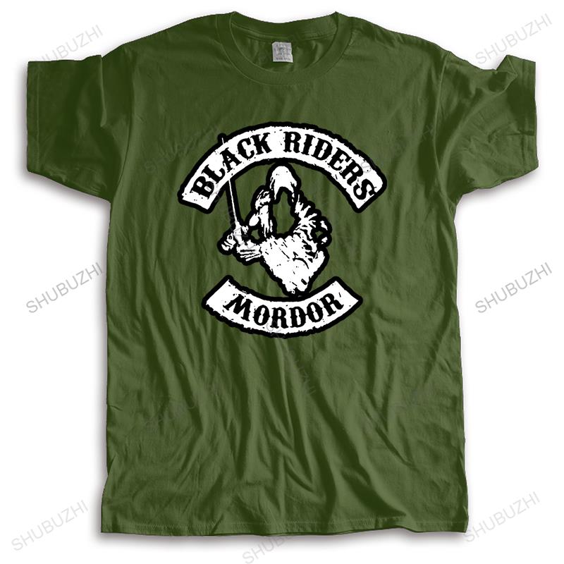 Summer Brand Tshirt Men Cotton T Shirt BLACK RIDERS MORDOR Fashion Unisex Printing Teeshirt High Quality Euro Size