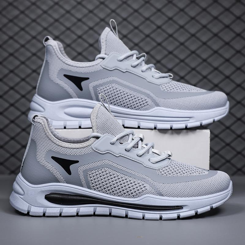 Summer new casual shoes flying woven mesh shoes lightweight breathable shoes casual sports shoes