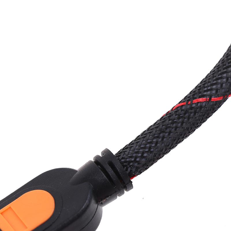 1 Fuß kurzes HDMI-Kabel für HD-TV 3D 1080P, ein Fuß HDMI 1.4, geflochten, Gold