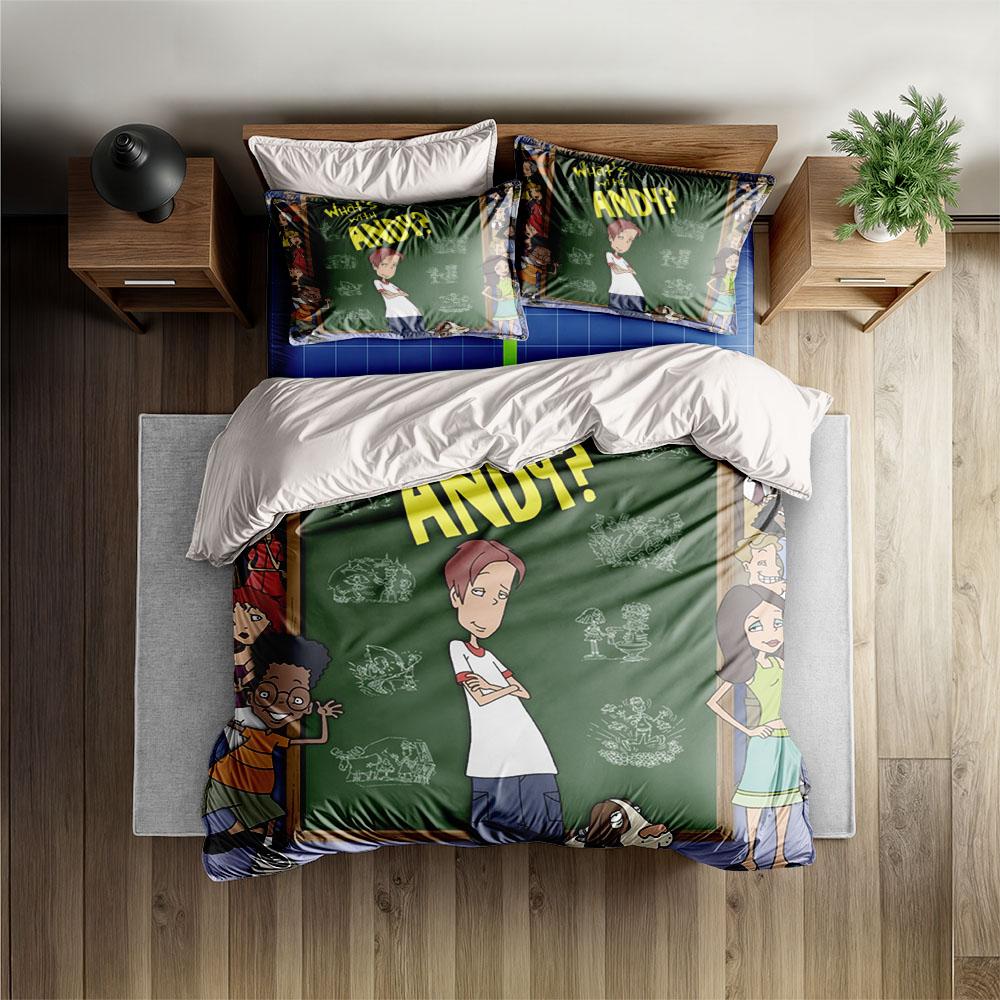 Sacré Andy Duvet Cover Set without sheet King Queen Double Full Twin Single Size Bed Linen Set