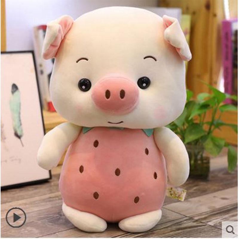 Fruit Pig Pineapple Strawberry Plush Toy Pig Doll Stuffed Animal Cushion