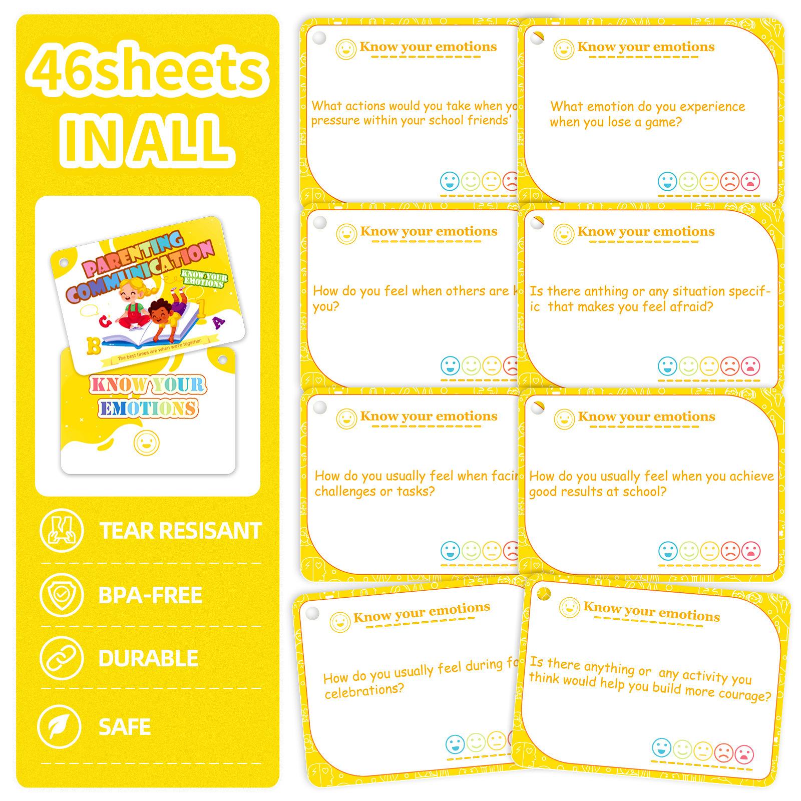 

46 Visual Word Cards, Questions And Answers, Parent-Child Interaction, Children S Intelligence Development And Teaching