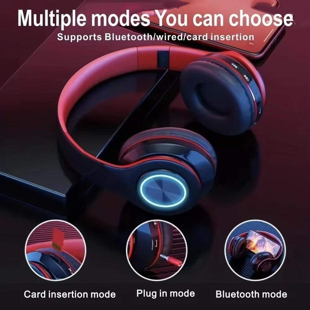 HIFI Audio Bluetooth Sluchátka Stereo Zvuk Sluchátka přes uši Bezdrátová Sluchátka Hudební přehrávač