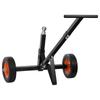 600lbs Trailer Dolly 16.5 and 22 inAdjustable Height 1-7/8 In Ball Solid Tires