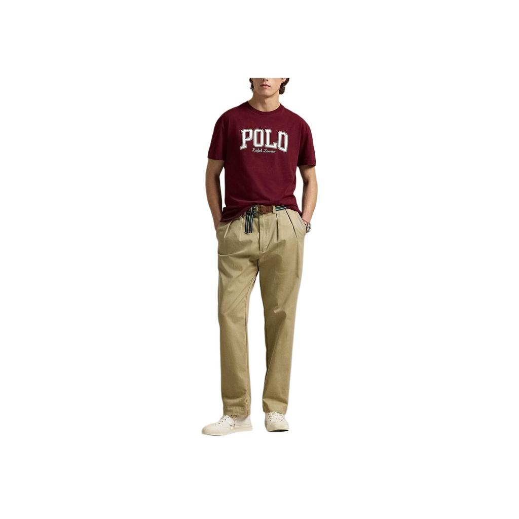 Polo Ralph Lauren Classic Fit Logo Knit T-Shirt Men Tops Red 710981152-005
