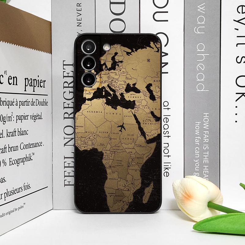 Fashion Planes World Map Travel Phone Case for Google Pixel 9A 8A 7A 6A 6 7PRO 8 9 Pro XL 5G Shockproof Silicone Soft Back Cover