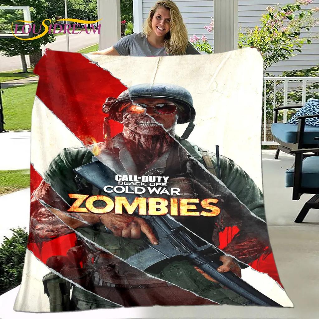 Game COD, Call of Duty Gamer Soft Plush Blanket,Flannel Blanket Throw Blanket for Living Room Bedroom Bed Sofa Picnic Cover Kids