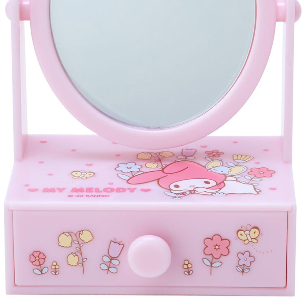 Sanrio My Melody Mirror 14 x 10 x 6 Stylish Accessories Always Sanrio Character 112895 SANRIO Stand, cm, - -