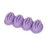 4 Cavity Silicone Mold for Massage Cake Soap Making DIY Handmade Baking Mold Flexible Non-Stick Durable Kitchen Tool for Soap and Cake