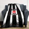 Coperta in Flanella con Stampa Beşiktaş Alta Qualità Calda Confortevole Coperta per Tutte le Stagioni Perfetta per Regali Decorazione per la Casa