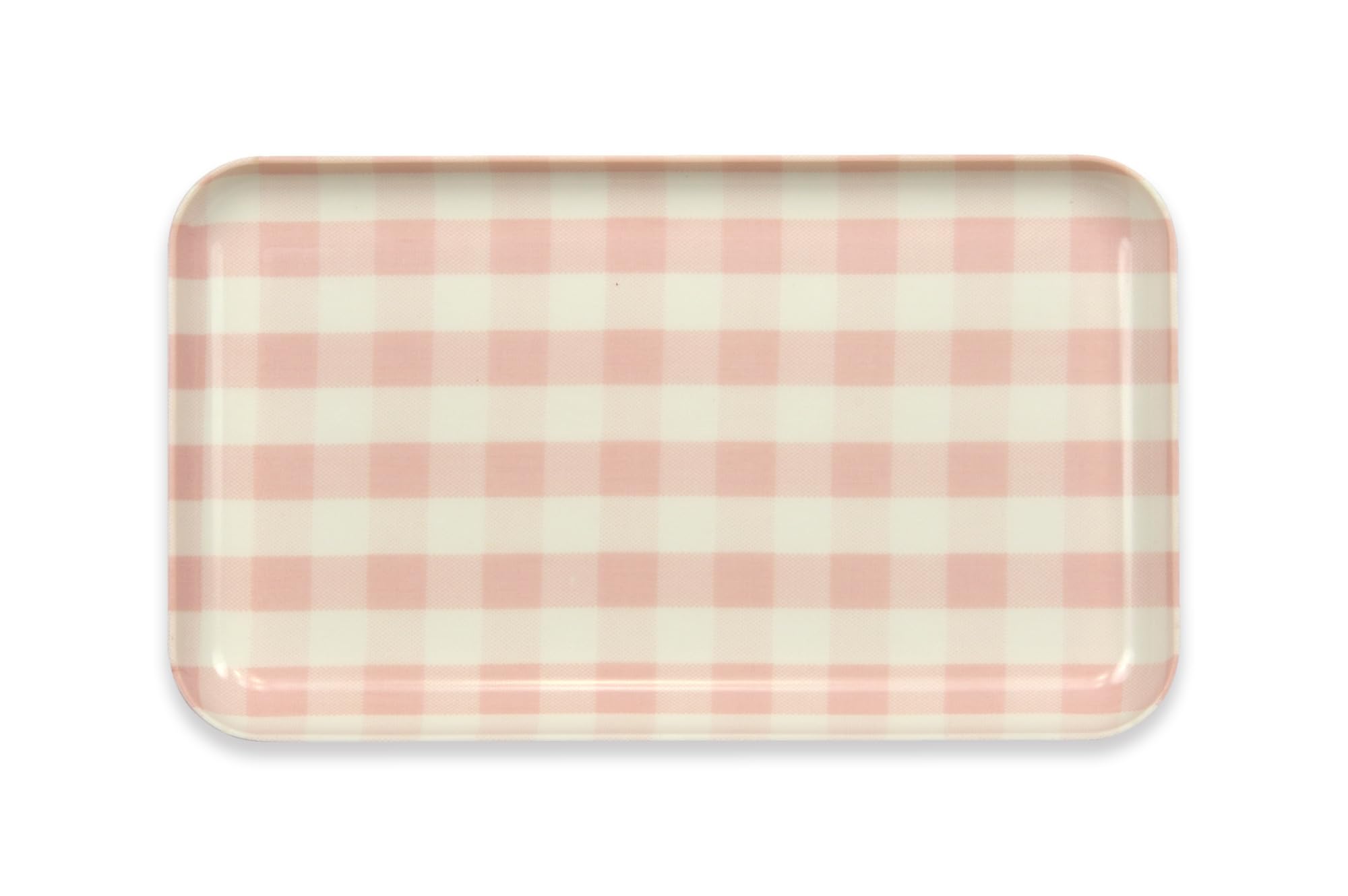 

Поднос Tatsucraft NR на колесиках, нержавеющая сталь, 21,5 см, Коллекция Standard, Розовый в молочную клетку, с нескользящей поверхностью, подходит для микроволновой печи, поднос, сервировочный поднос, стильный