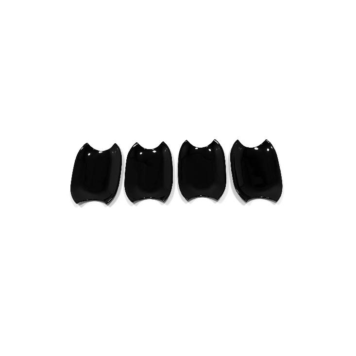 For GWM Great Wall WEY Tank 300    ABS Carbon Fiber Car Door Handle Cover Door Bowl Frame Trims Decorative Sticker