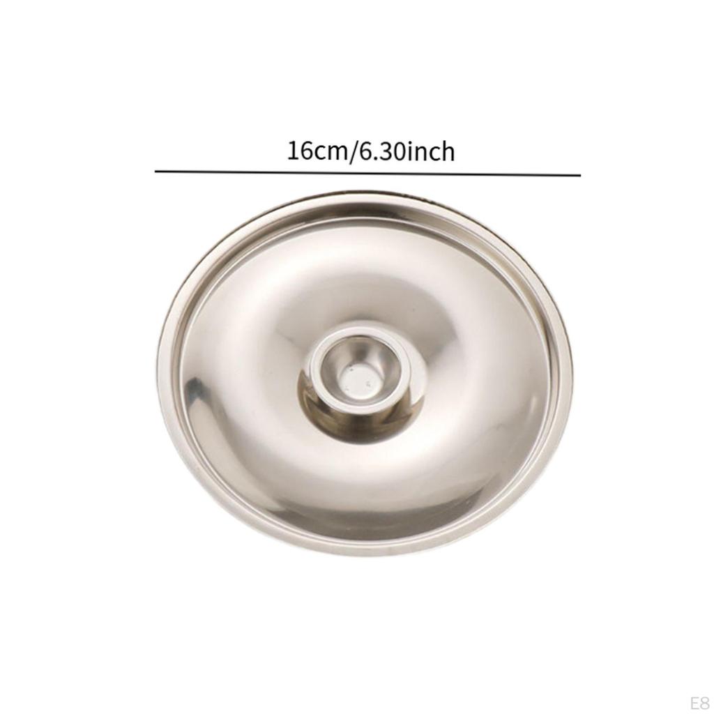 Cooking Pot Lid Cover Replacement Stainless Steel Heavy Duty Household Cookware Skillet