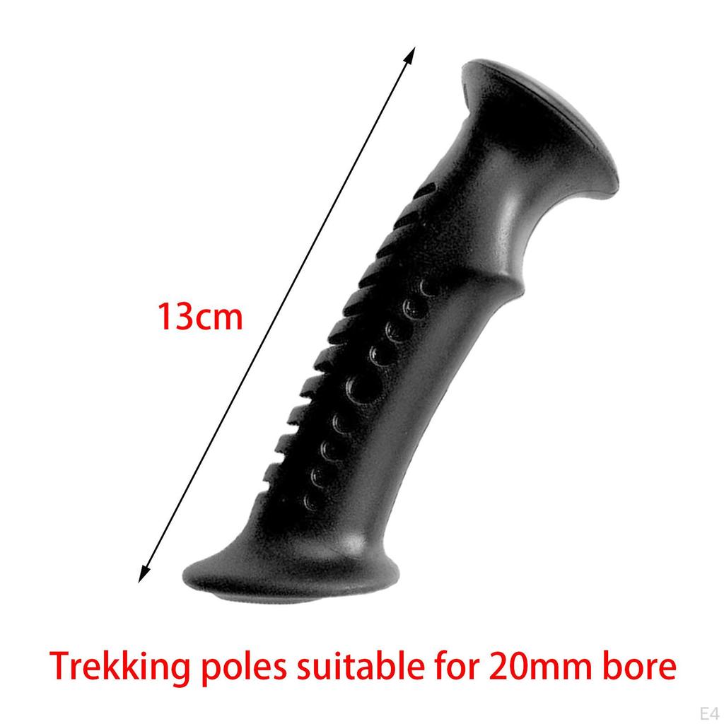 Trekking Rod Handle Monopod Cane Head Attachment Converter Grip Hiking Pole