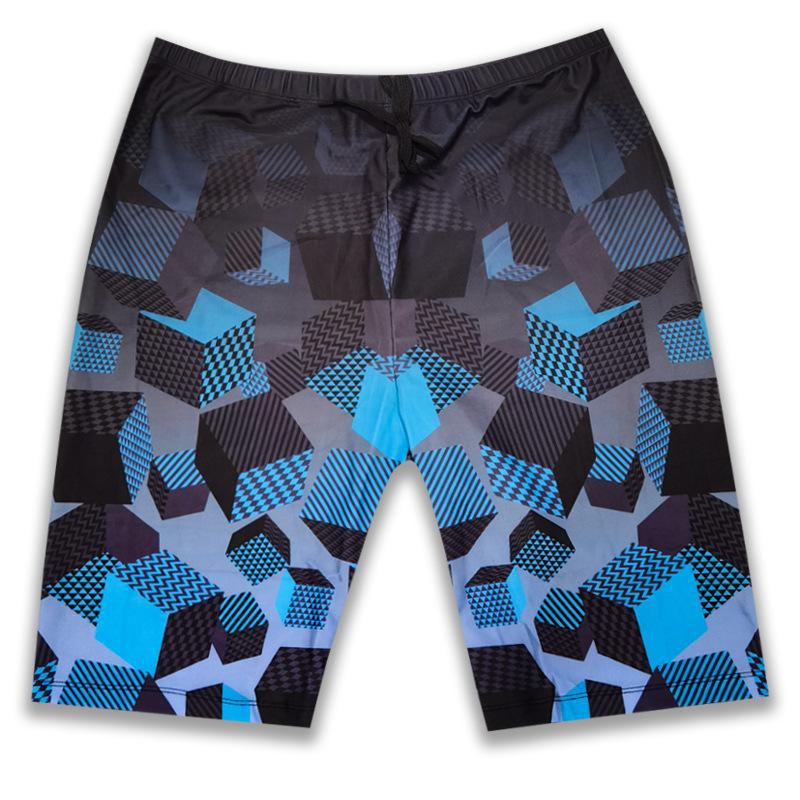 Calções de Banho Masculinos de Comprimento Médio, Boxer Longo de Praia Profissional, Fato de Banho de Tamanho Grande para Meninos para Águas Termais