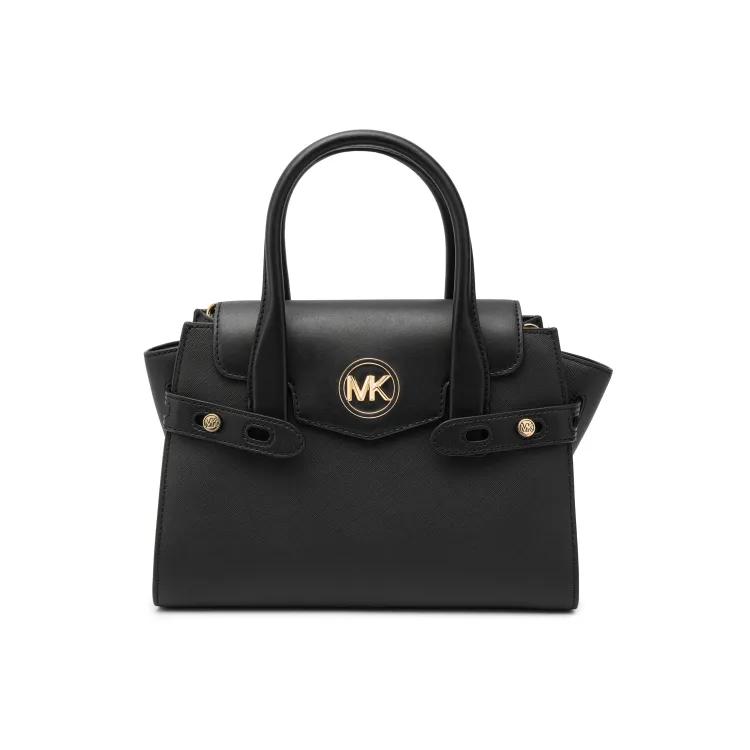 MICHAEL KORS Carmen Artificial Leather Portable Crossbody Bag , Shoulder Bag Medium Women's Black (Unisex) Handbags 35S2GNMS8L 001