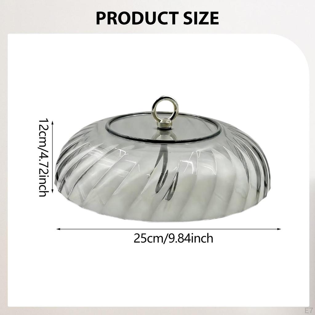 Baffle for Bird Feeders Chewproof 9.84'' Dome Cover Weather Protective Patio