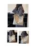 Large Capacity Miffy Tote Bag for Women - Versatile Plaid Commuter, Handbag, Shoulder Bag.
