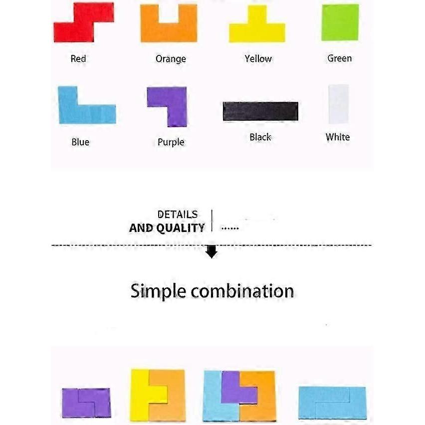 Wooden Jigsaw Puzzle Educational Toys for Suitable for Children Over 3 Years (40Pcs)