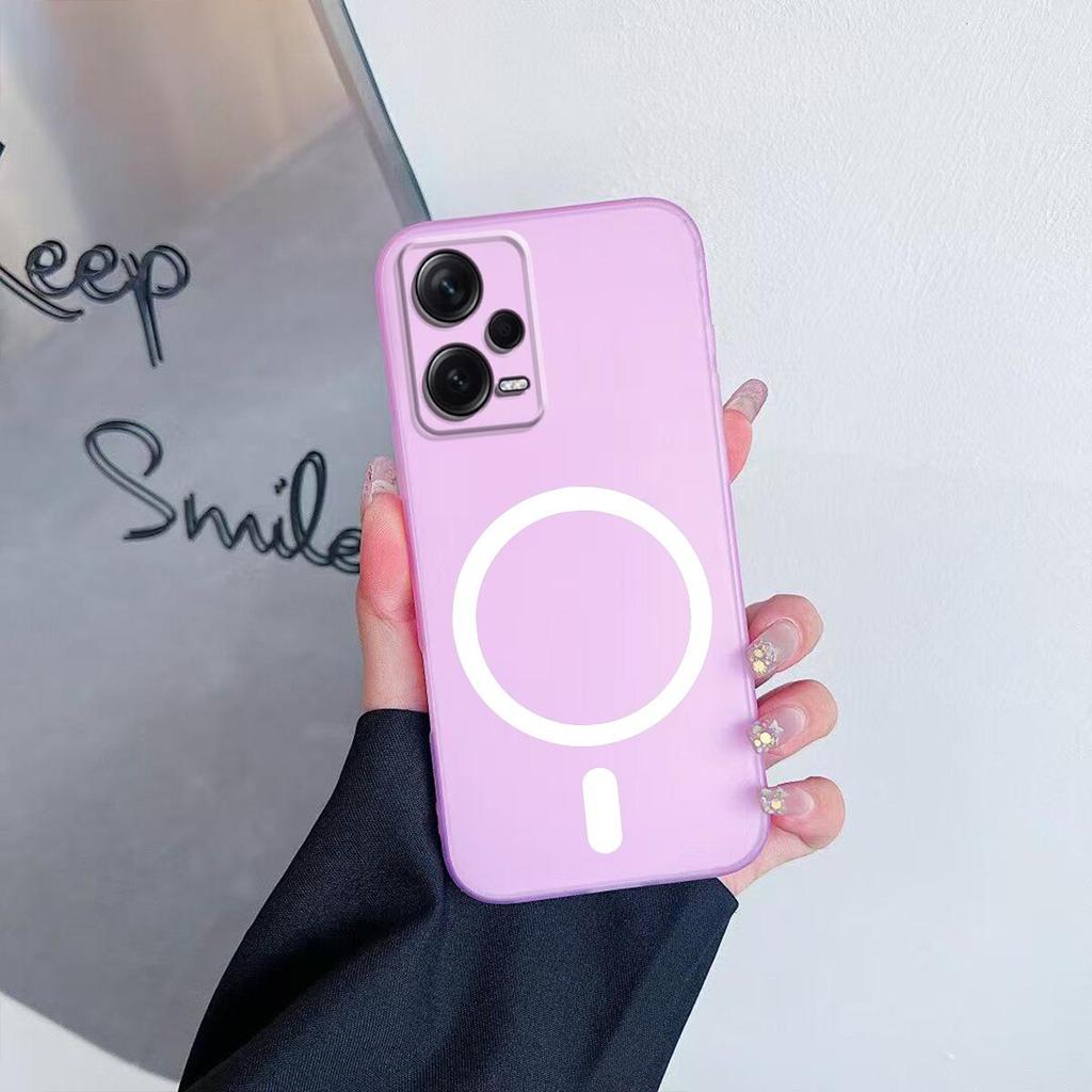 Case for Xiaomi Redmi Note 12 Pro+ 5G,Pro Premium Magnetic Matte Phone Casing Protection Cover