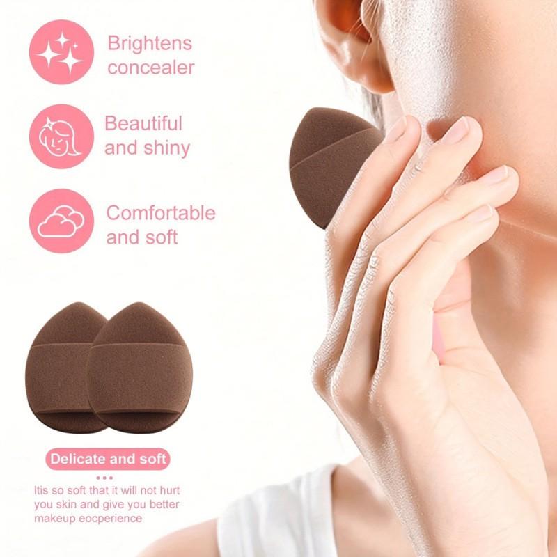67pcs Coffee Makeup Brushes Sponges Set Beauty Tools Daily