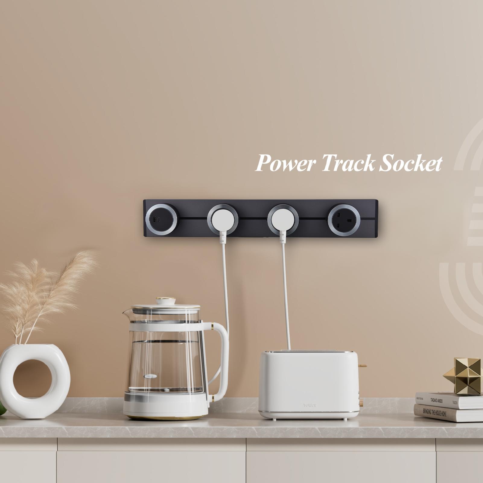 

Track Adapter USB and Type C Socket Adapter Electric Rail Adapter SP5